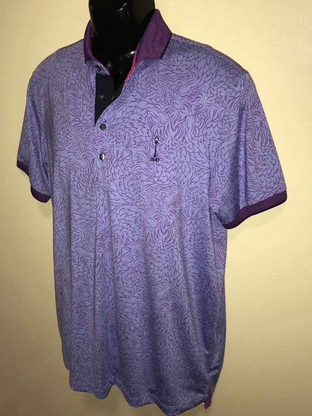 Men's Greyson Short Sleeve Polo Shirt- Size: M - Picture 8 of 15